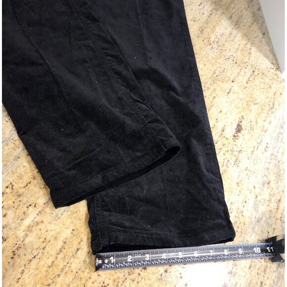 Charter Club Womens 18W Velvet Pants Stretch Straight Leg 38x31" - Picture 6 of 11